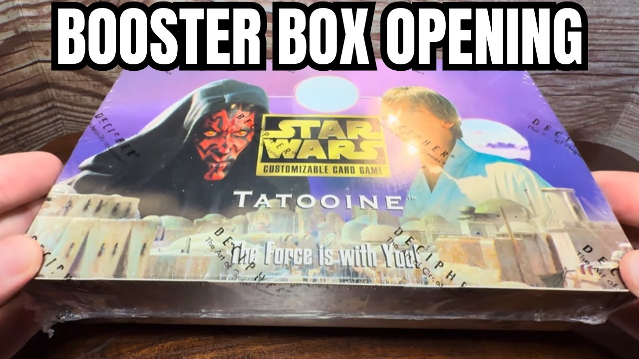 Star Wars CCG Tatooine Booster Box Opening