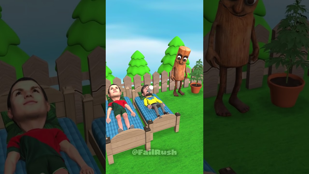 Mr Beast vs Tung Sahur and Ronaldo funny cartoon 3D animation  #mrbeast #funny #scaryteacher3d