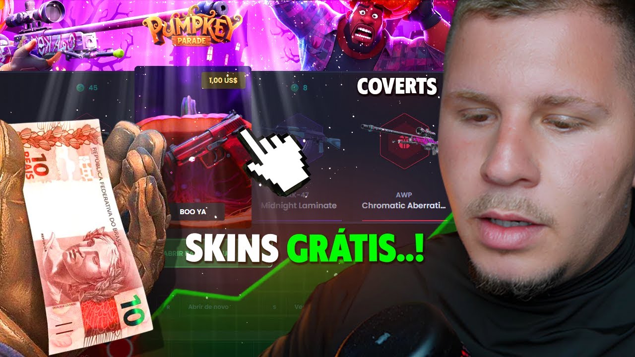ABRINDO CAIXA de CS 2 em BUSCA de SKINS COVERT no KEY-DROP... (não acredito que ganhei isso)
