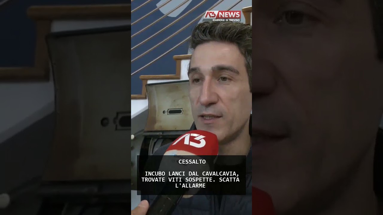INCUBO LANCI DAL CAVALCAVIA, TROVATE VITI SOSPETTE. SCATTA L'ALLARME | 15/12/2025