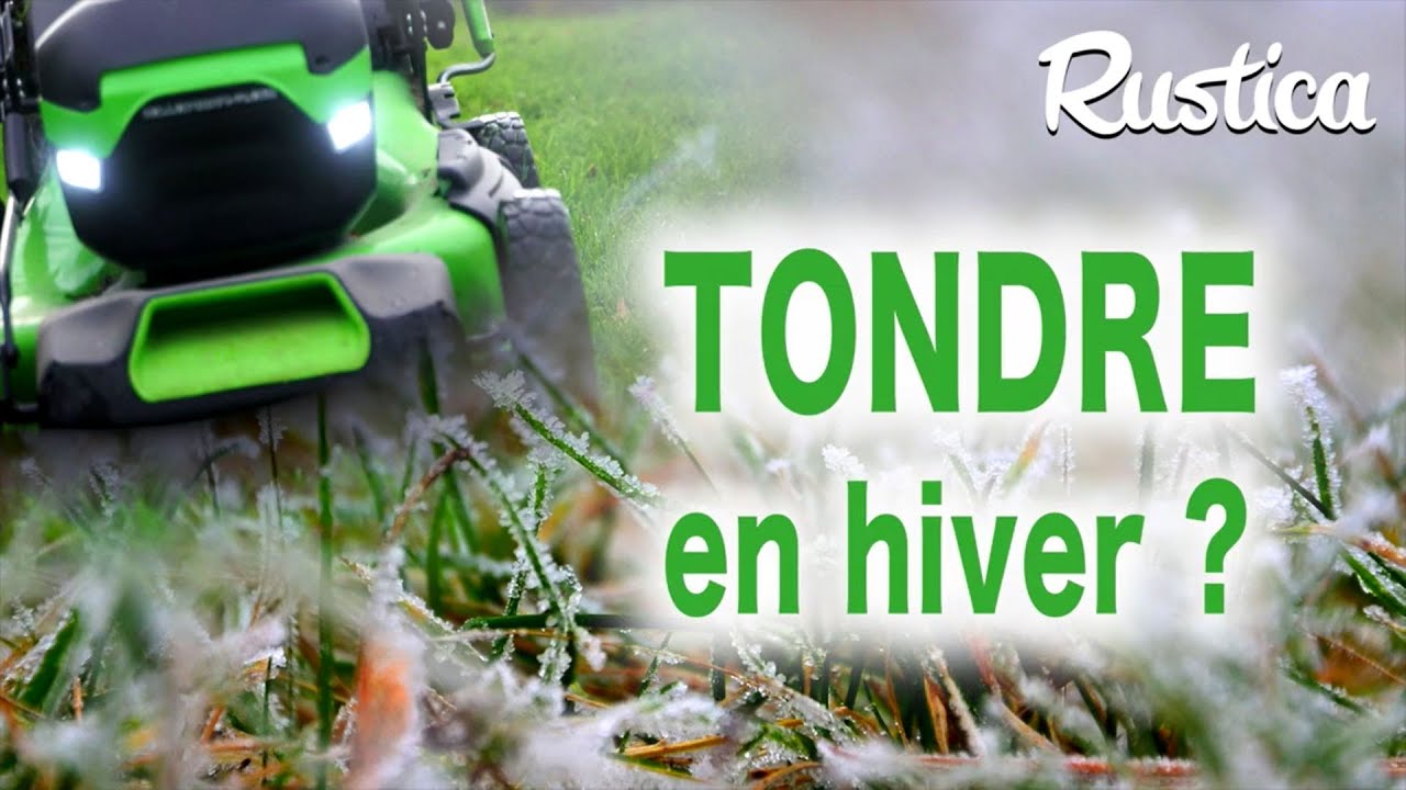 Tondre en hiver ?