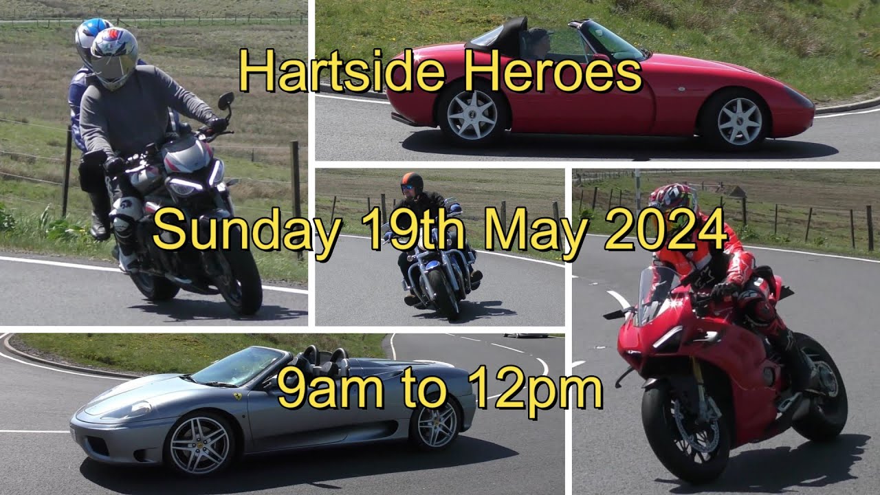 Hartside Pass | 9am to 12pm Sunday 19th May 2024 - Full Video | All the morning action & antics!!
