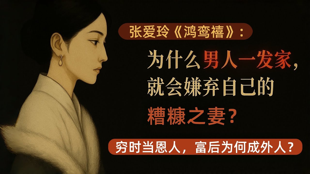 張愛玲最恐怖的答案：《鴻鸞禧》裡，完美丈夫如何把愛人變成「影子」