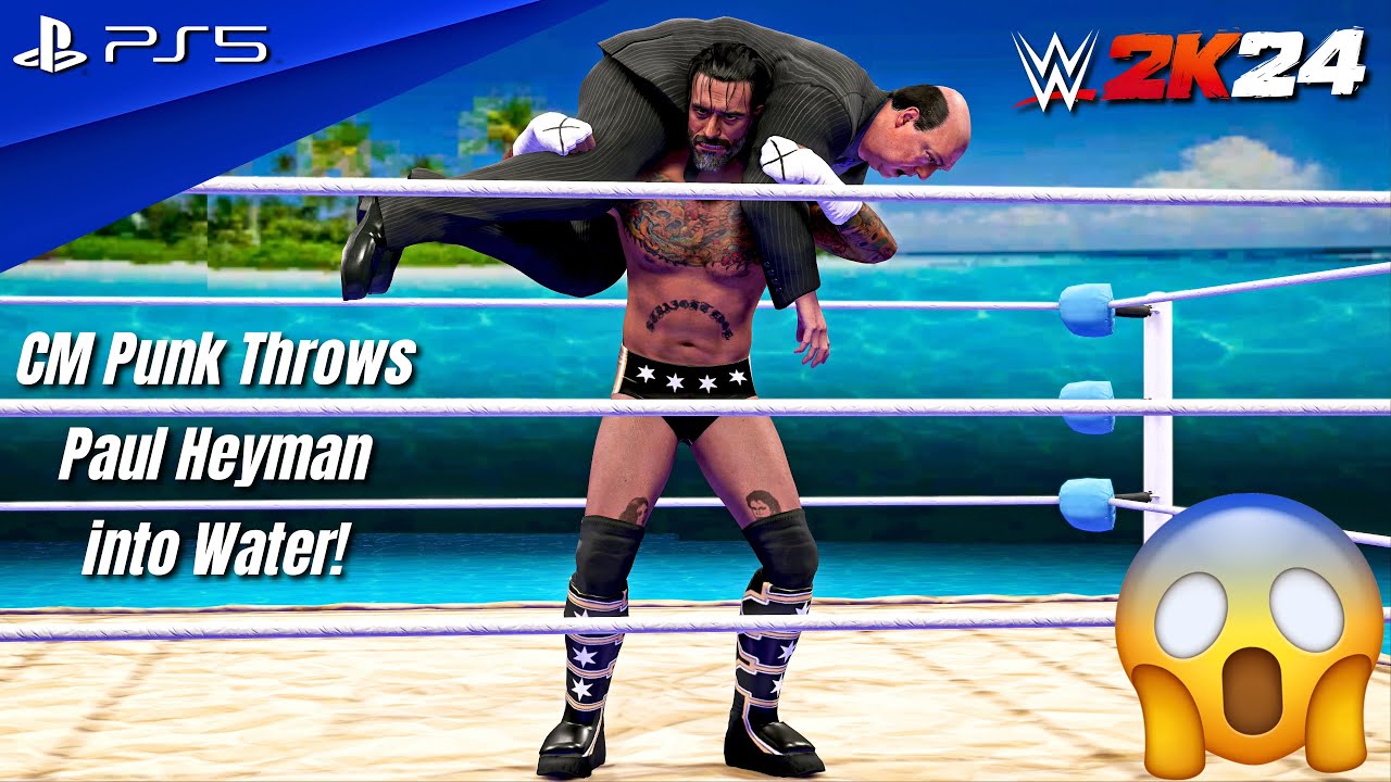 WWE 2K24 — многопользовательский матч «Водная королевская битва» | PS5™ [4K60]