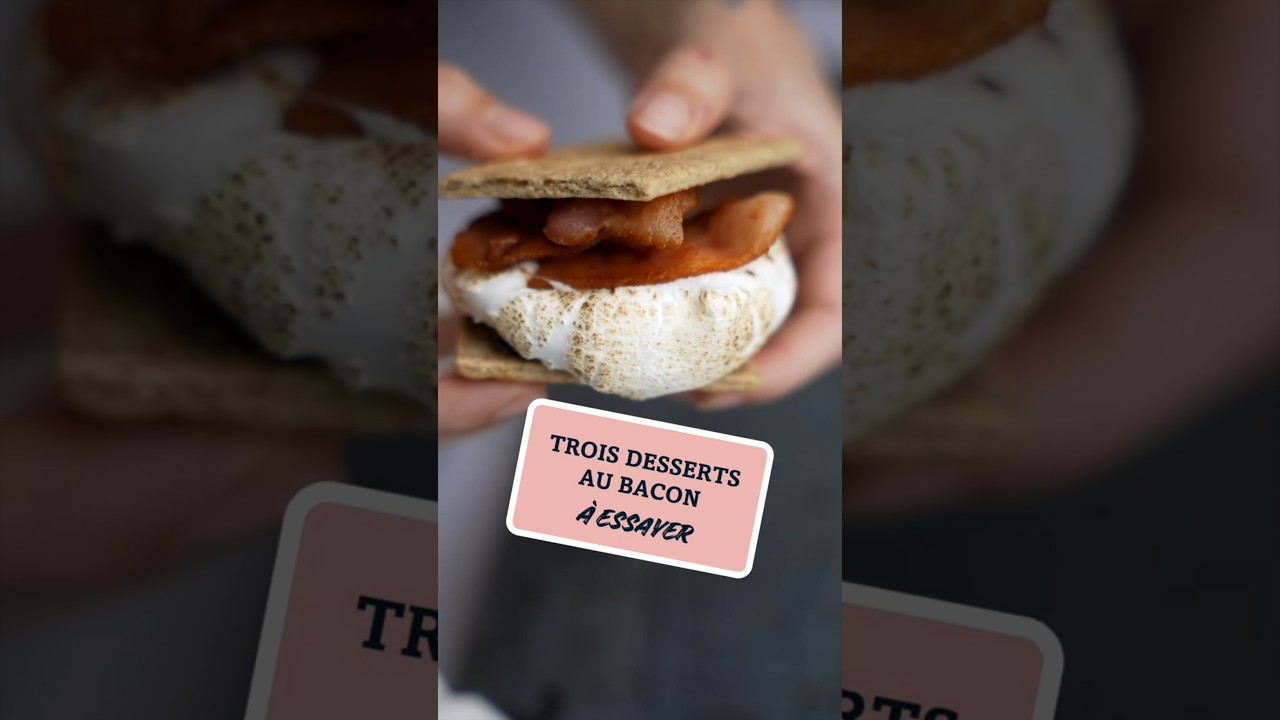 3️⃣ desserts au bacon &agrave; essayer!