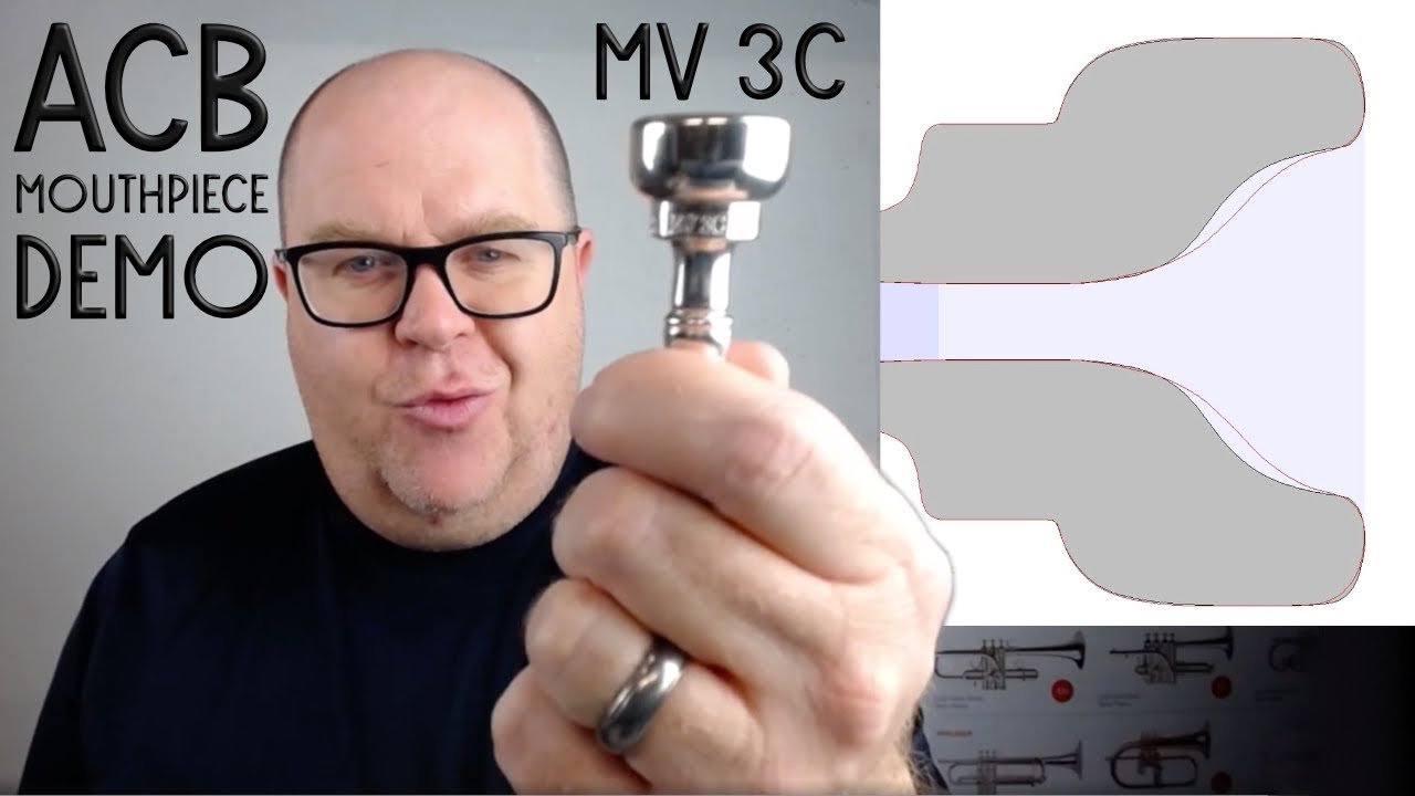 MV 3C (now called the 2C)  Mouthpiece Demo - Bach Mount Vernon-Based  + ACB Modern CNC Consistency