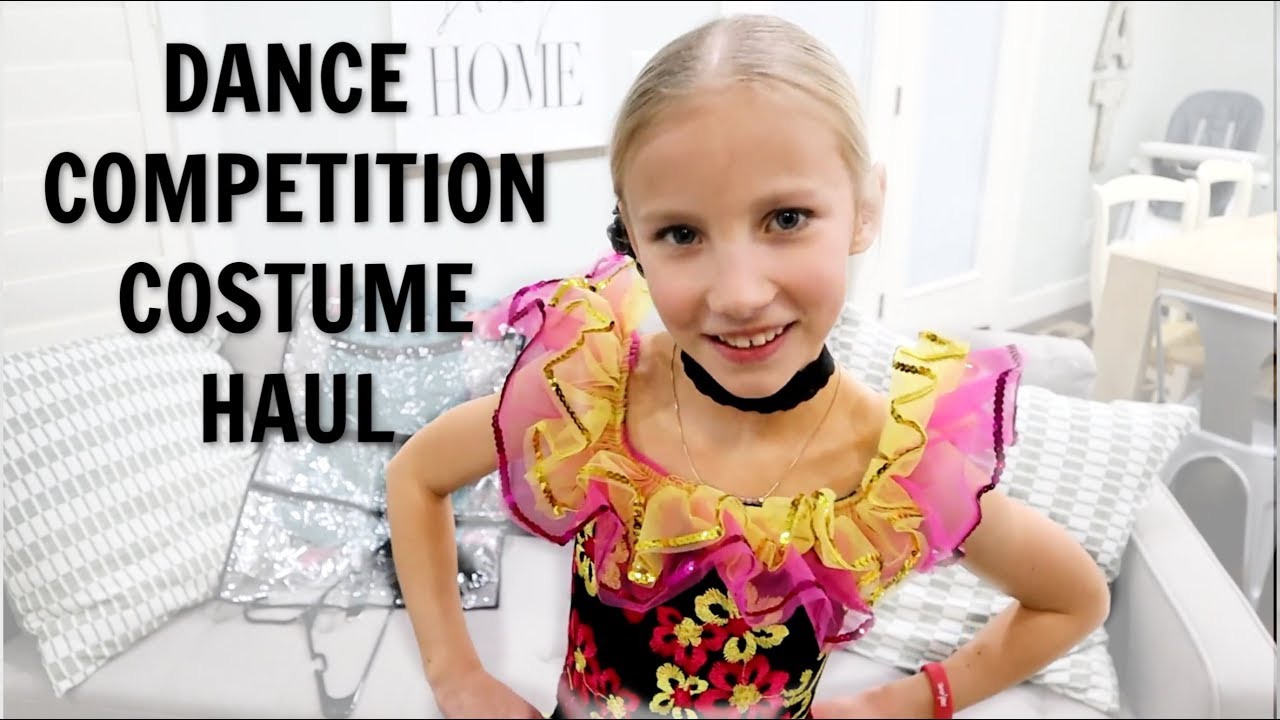 BRIELLE'S DANCE COMPETITION COSTUME HAUL PLUS DANCE Q&A