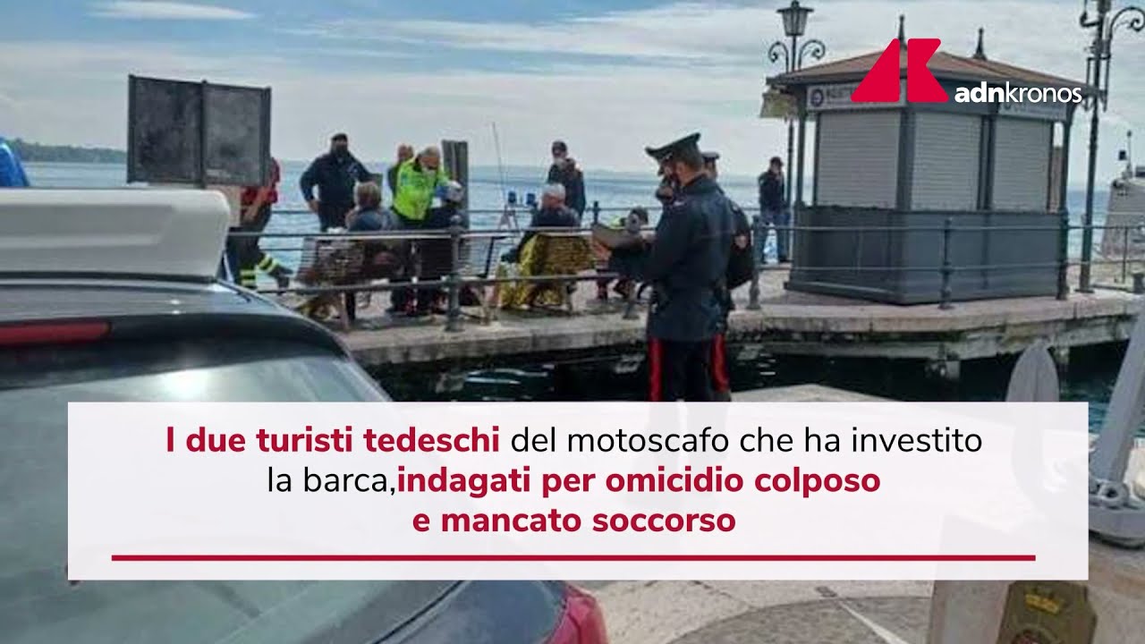 Lago di Garda, barca travolta da motoscafo: 2 morti