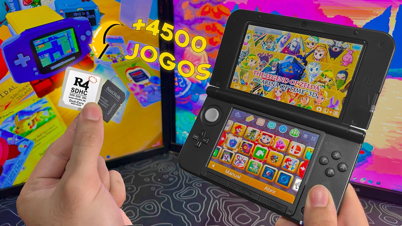 Comprei o MELHOR R4 pro meu 3DS!