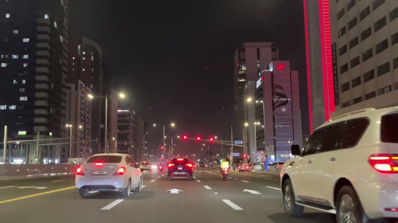 Night drive in Abu dhabi #carpov