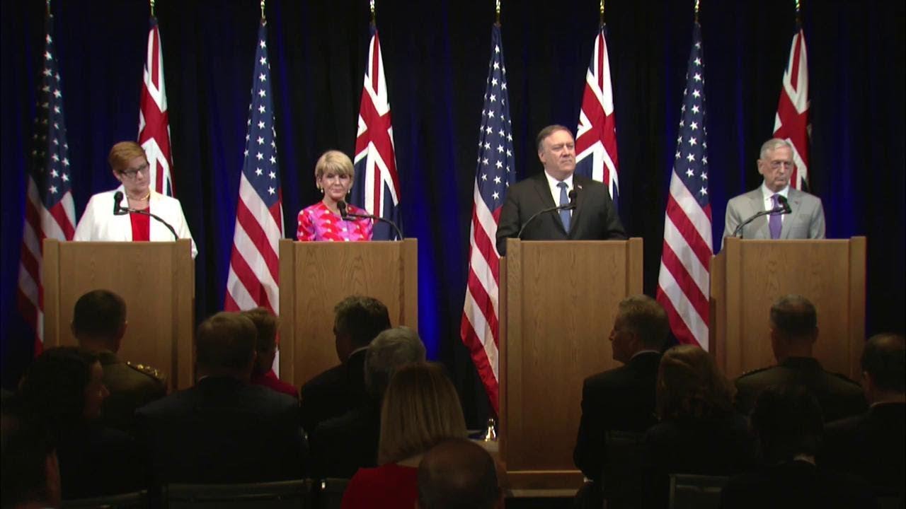 Secretary Pompeo Holds Joint Press Availability at AUSMIN