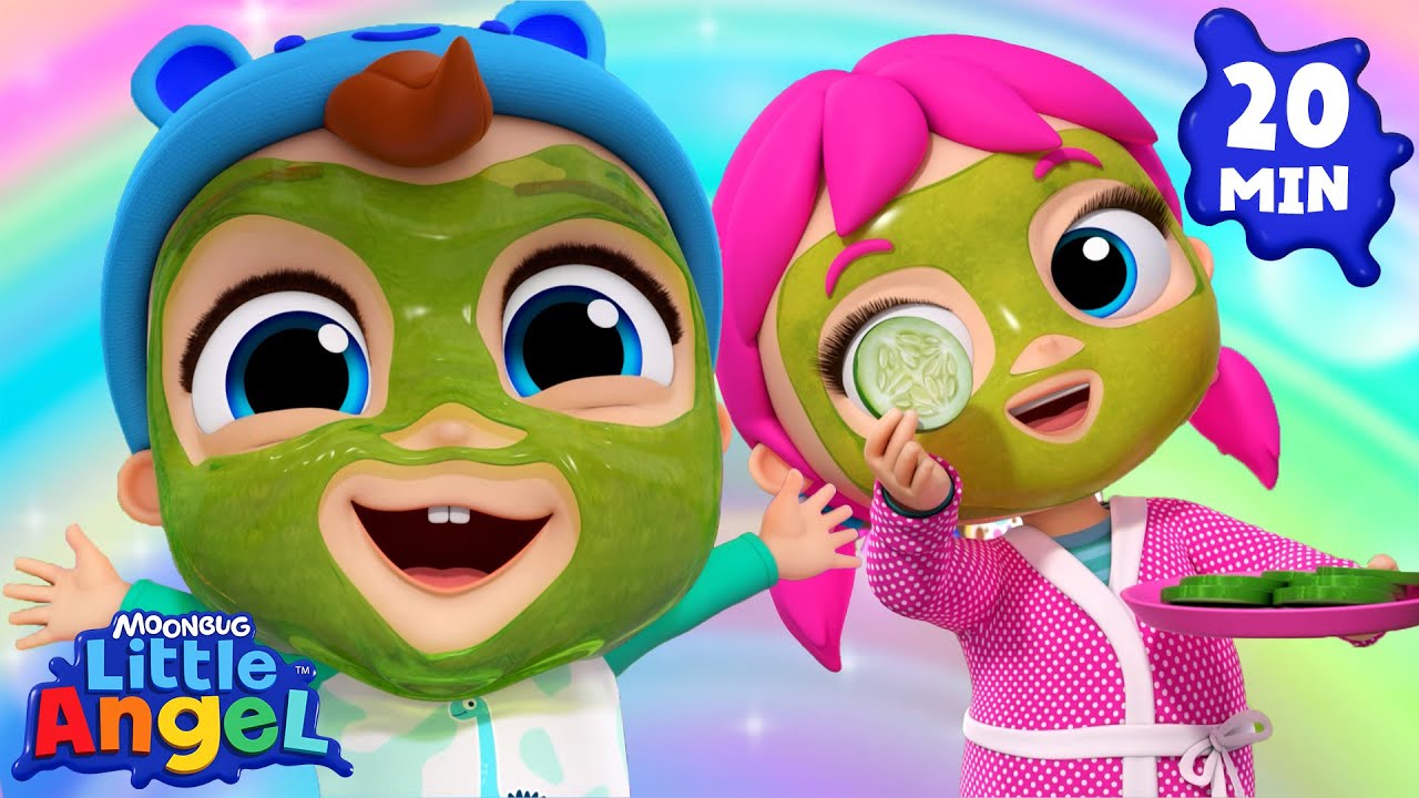 Jill's Spa Party | Little Angel And Friends Kid Songs