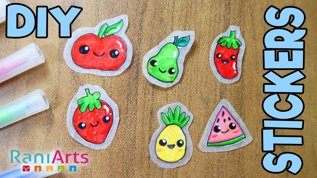 STICKERS SUPER F&Aacute;CILES (Sin papel de Sticker ni impresora) DIY