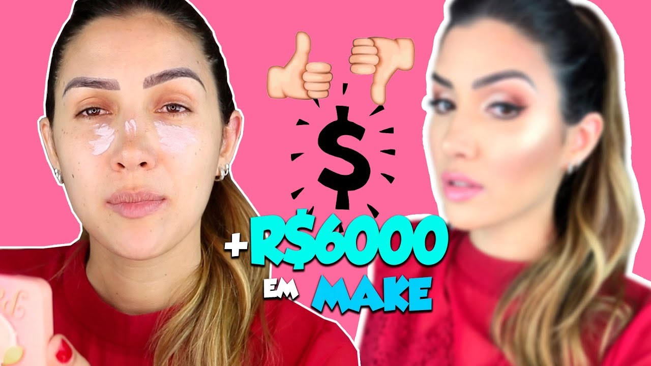 A MAKE MAIS CARA DA HISTÓRIA do YOUTUBE + de R$6000