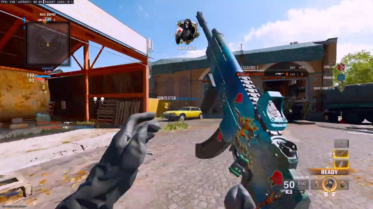 100+ KILLS ON HIDEOUT HARDPOINT WITH KOMPACT 92 (108 KILLS) - Call of Duty Black Ops 6 Gameplay