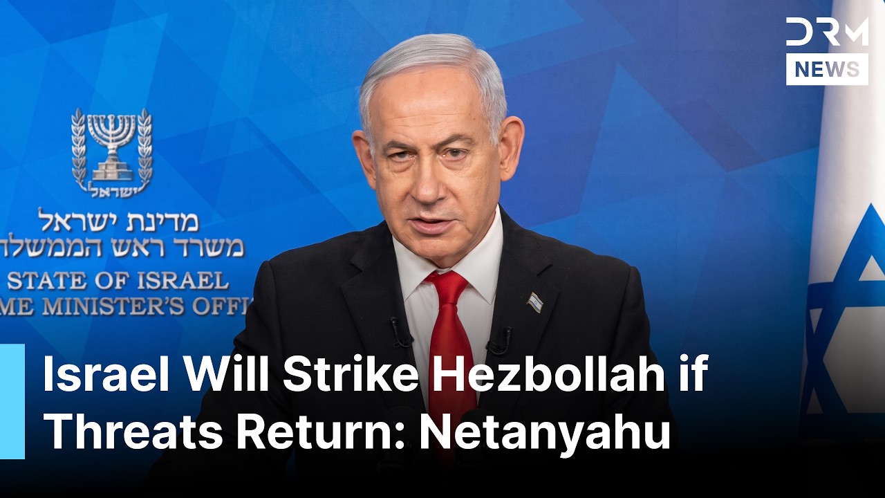 BREAKING: Israel's Netanyahu Announces Lebanon Agreement and Security Vision | DRM News | AH1C