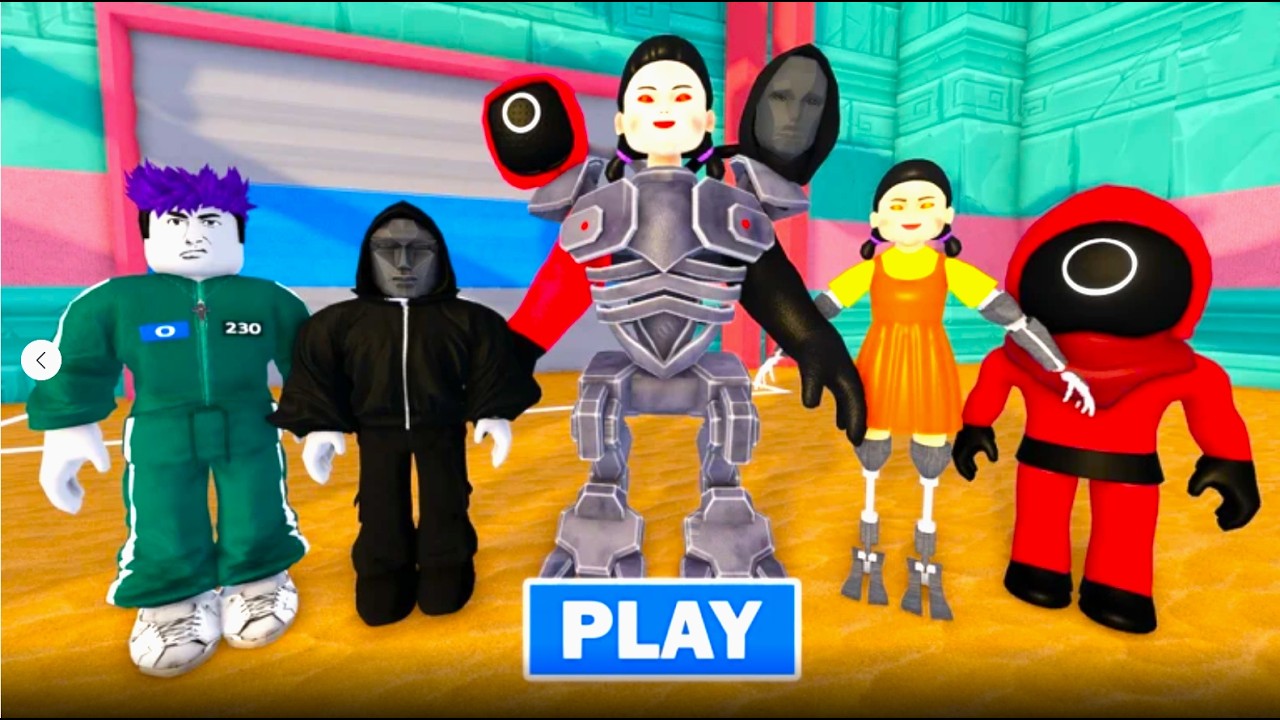 SQUID GAME FAMILY PRISON ESCAPE..#roblox #games #gaming