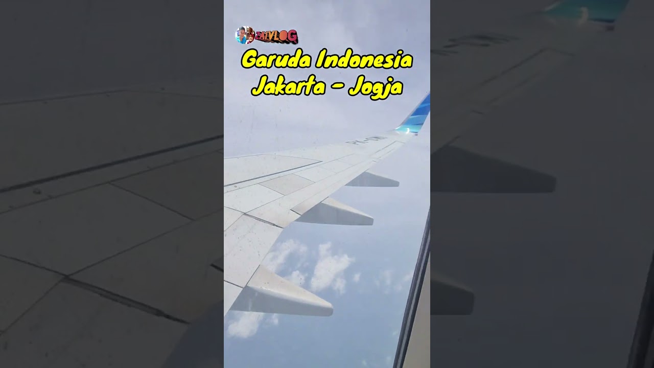 GARUDA INDONESIA, Jakarta - Jogja @Zaivlog #shorts