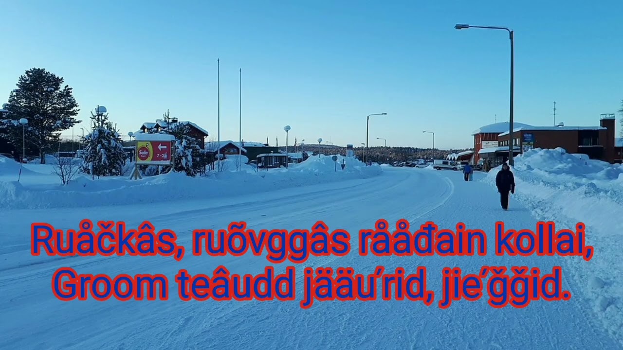 Anthem of the Skolt Sami People - S&auml;&auml;ʹmsooǥǥ laull