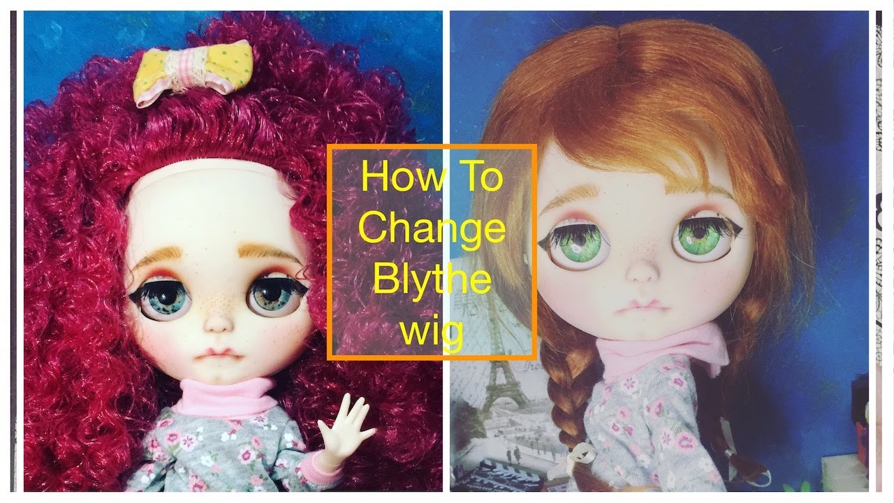 how to open up blythe head, change the sclup and rewig