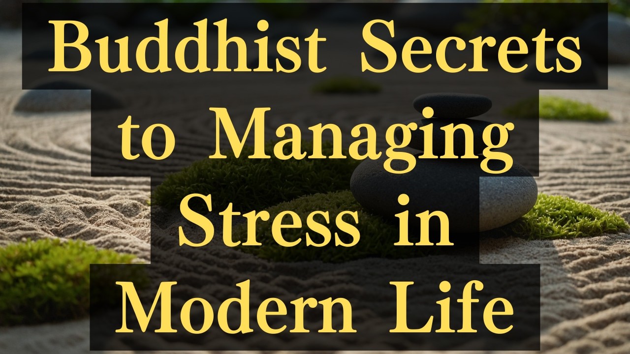 Buddhist Secrets to Managing Stress in Modern Life #yourmonkhaku #buddhism #motivation #mindfulness