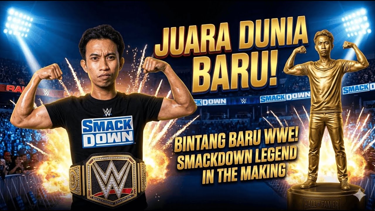 MAMAH AKU MAU JADI JOHN CENA #WWE2K25 #SMACKDOWN #GAMEPLAY #STREAMER