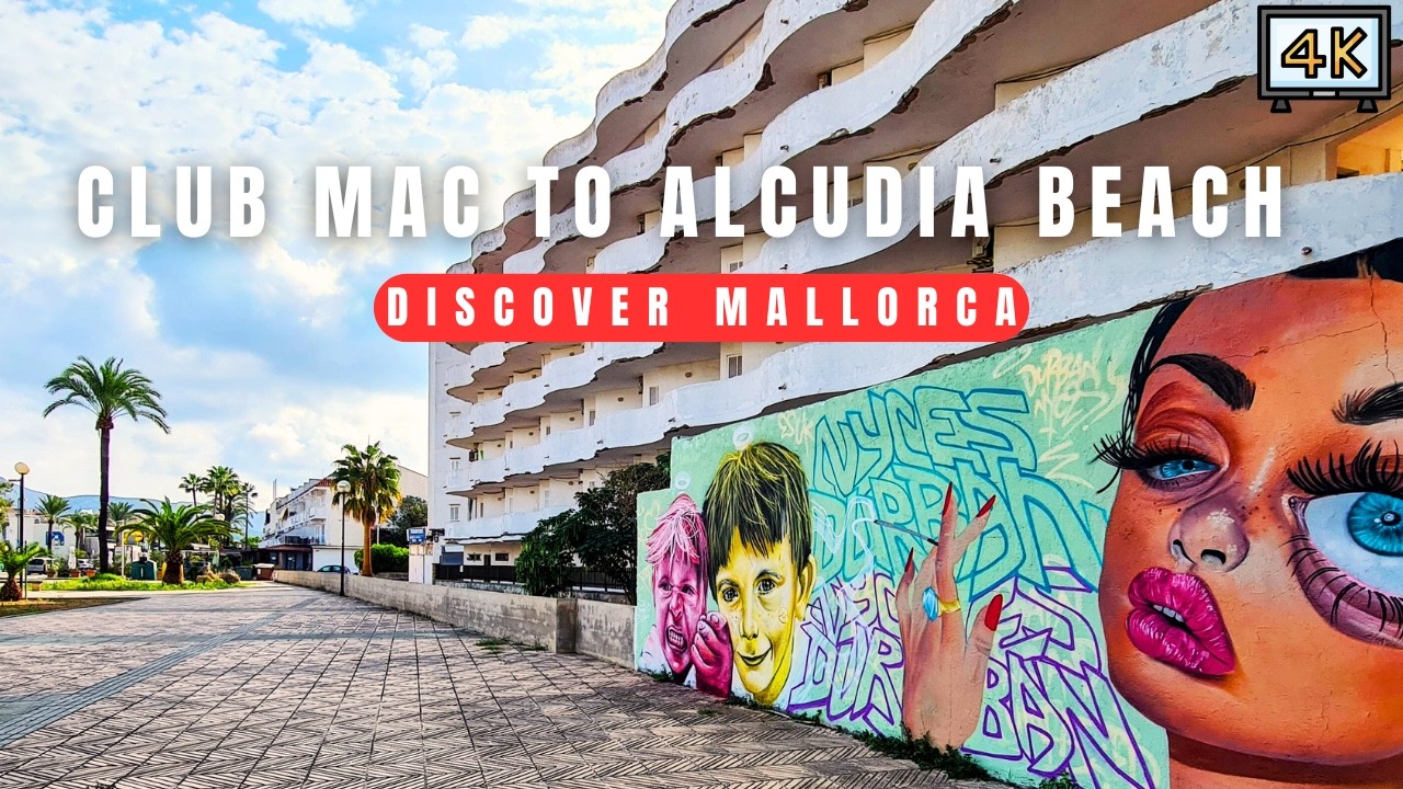 Walking From Club Mac to Alcudia Beach | Discover Mallorca