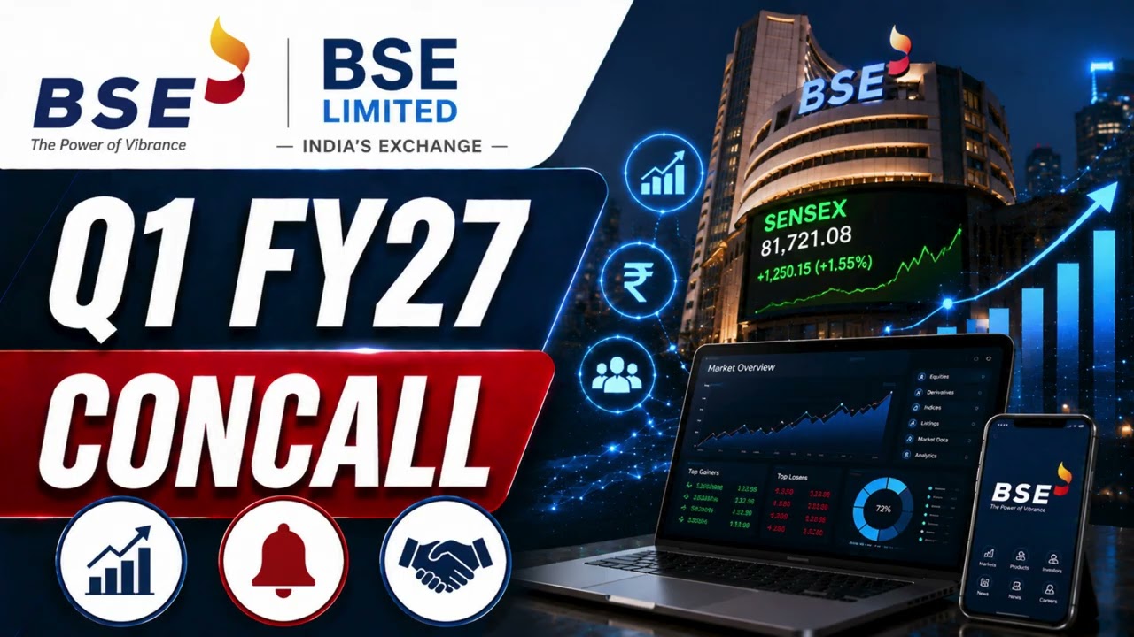 BSE Q1 FY27 Concall: Market Leadership Strengthens Across Trading & Market Infrastructure