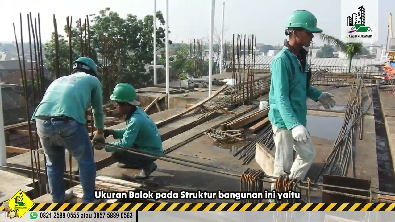 Pengecoran Kolom Lantai 2 Rumah Tinggal