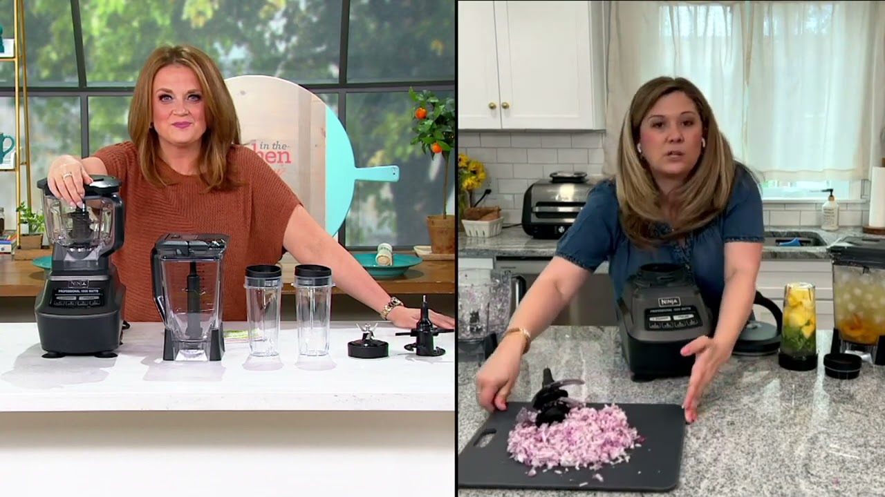 Система блендера Ninja Mega Kitchen объемом 72 унции с кухонным комбайном на QVC