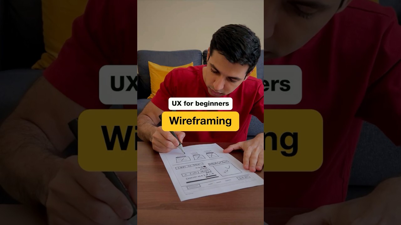 UX design for beginners: Wireframing 📝 #uxdesign #ux