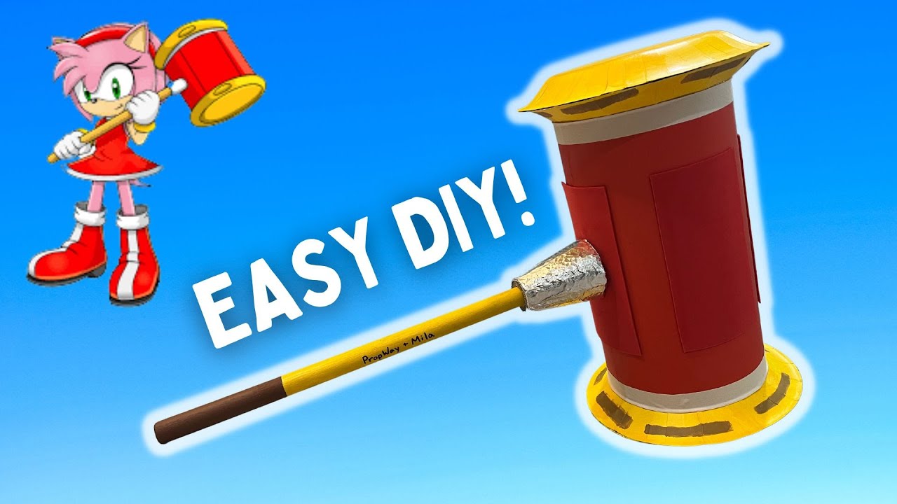 Making Amy Rose’s Hammer from SONIC X!