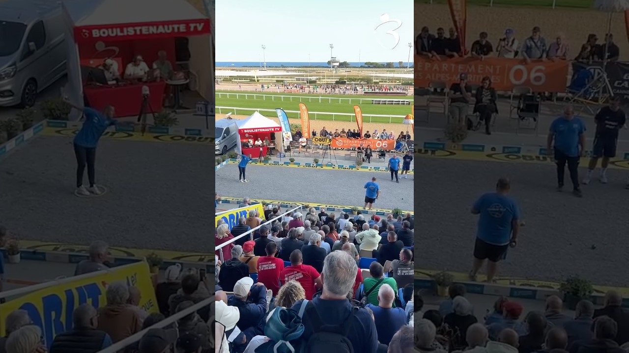 Dylan Rocher avec du monde autour ! Europ&eacute;tanque des Alpes-Maritimes 2025 #petanque