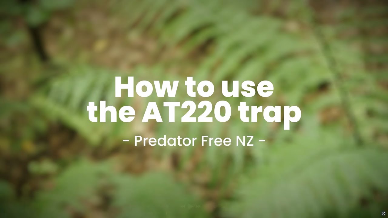 How to use the AT220 trap