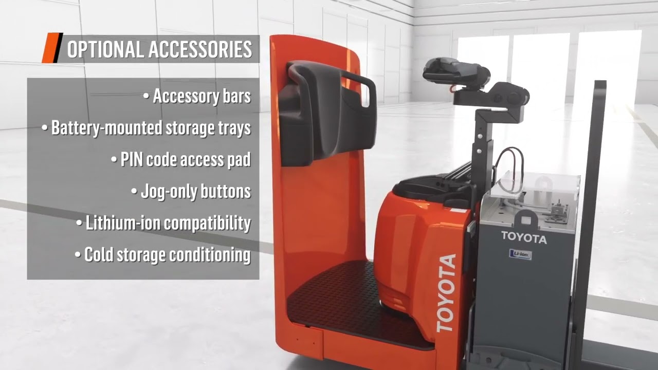 Side-Entry End Rider Pallet Jack | Toyota Material Handling