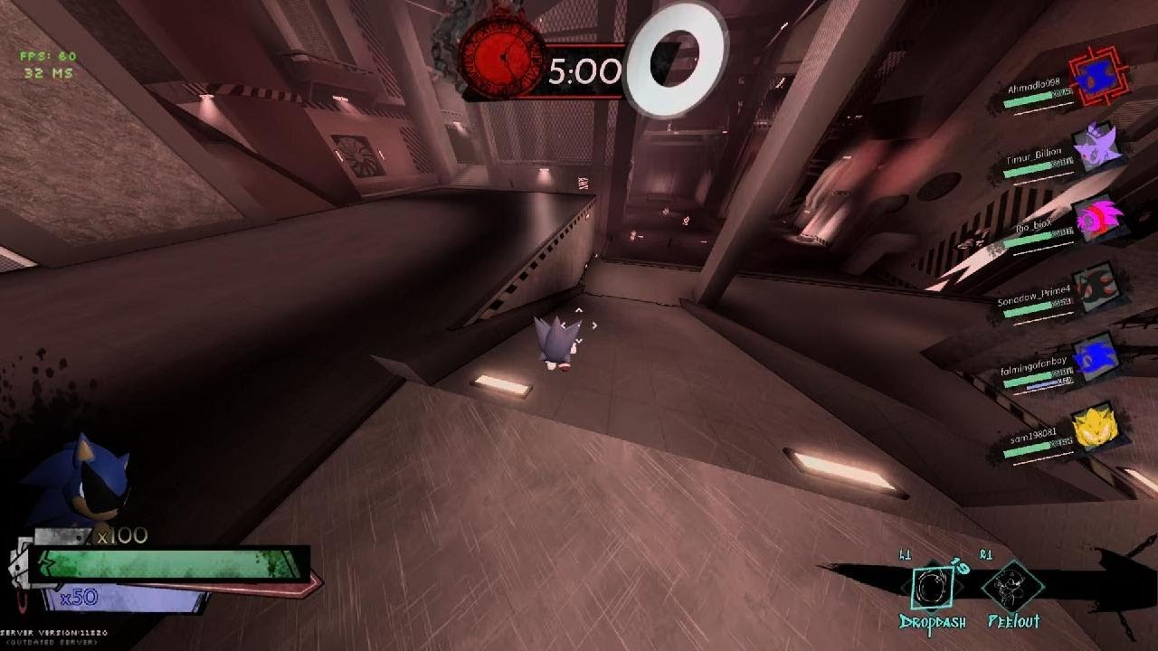 Outcome memory playing as sonic on you can’t run killing fleetway