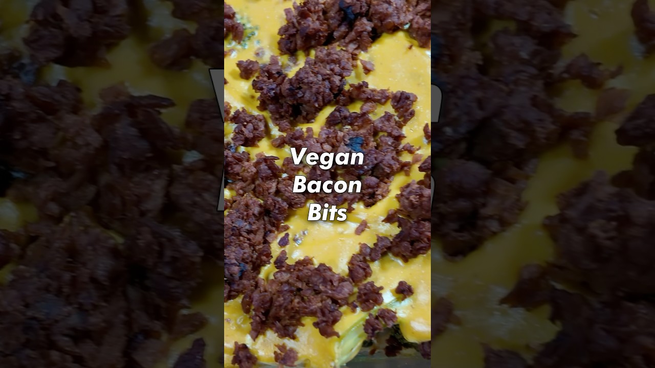 Vegan Bacon Bits using TVP! 🥓 🌱 They&rsquo;re unREAL