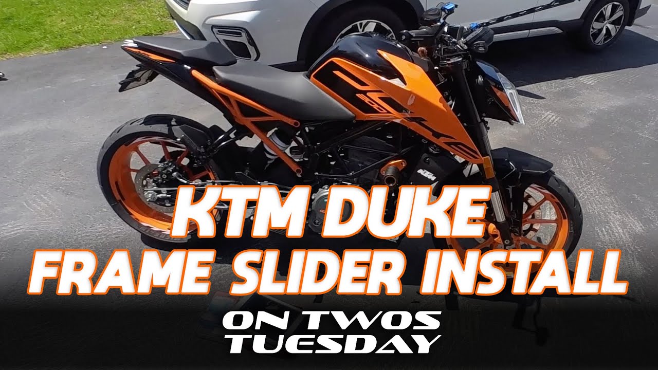 EP.006  - INSTALLING FRAME SLIDERS ON MY KTM DUKE 200
