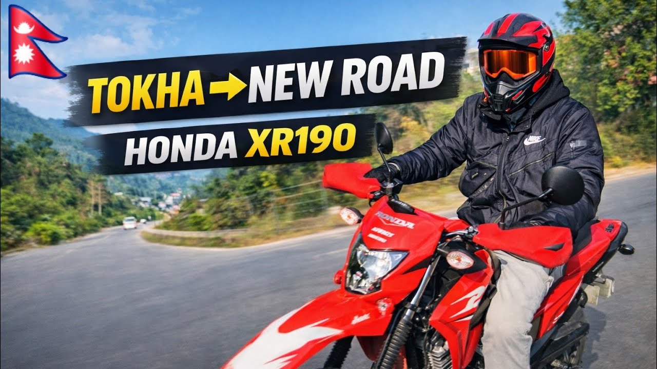 Ride On My Honda XR190 || Tokha To New Road Bike Ride 