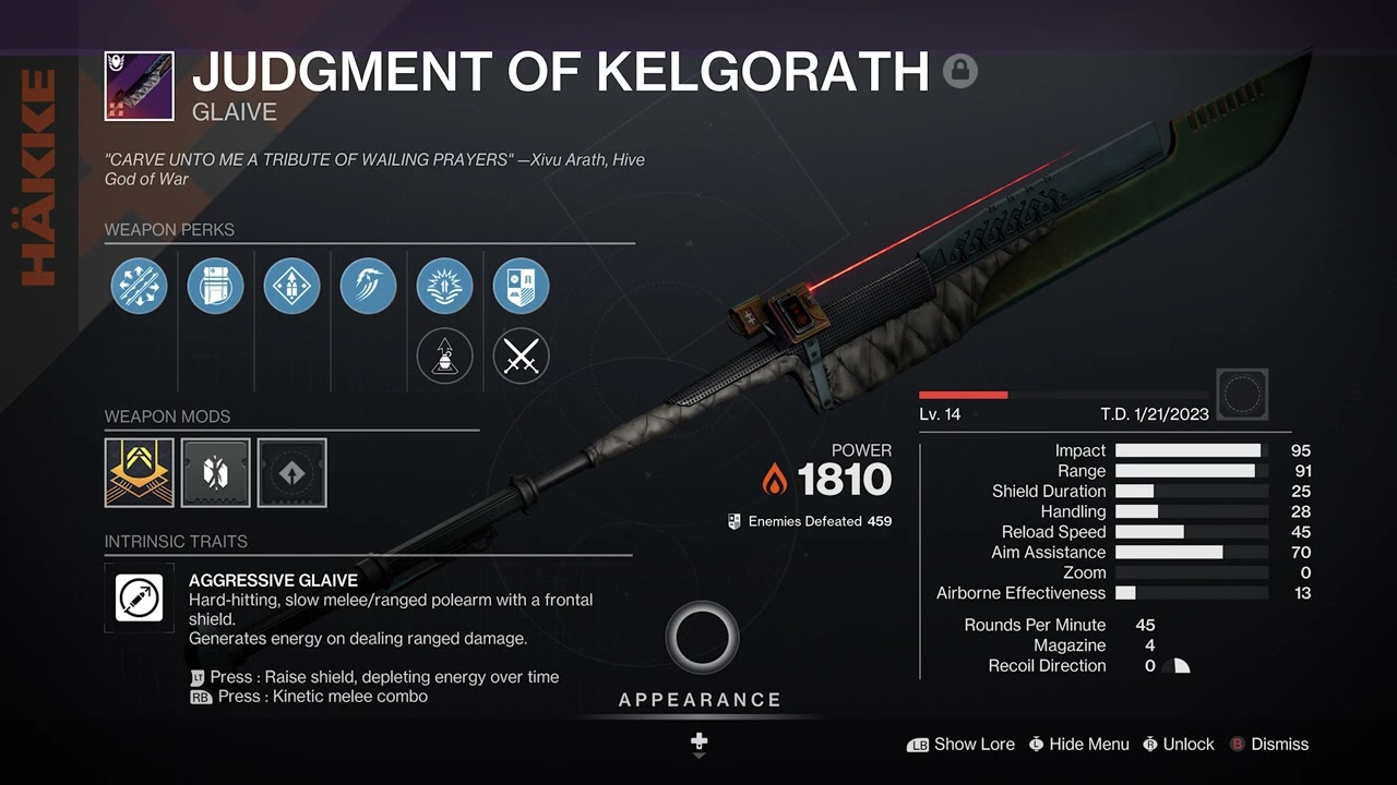1 Minute God Rolls: Judgement of Kelgorath