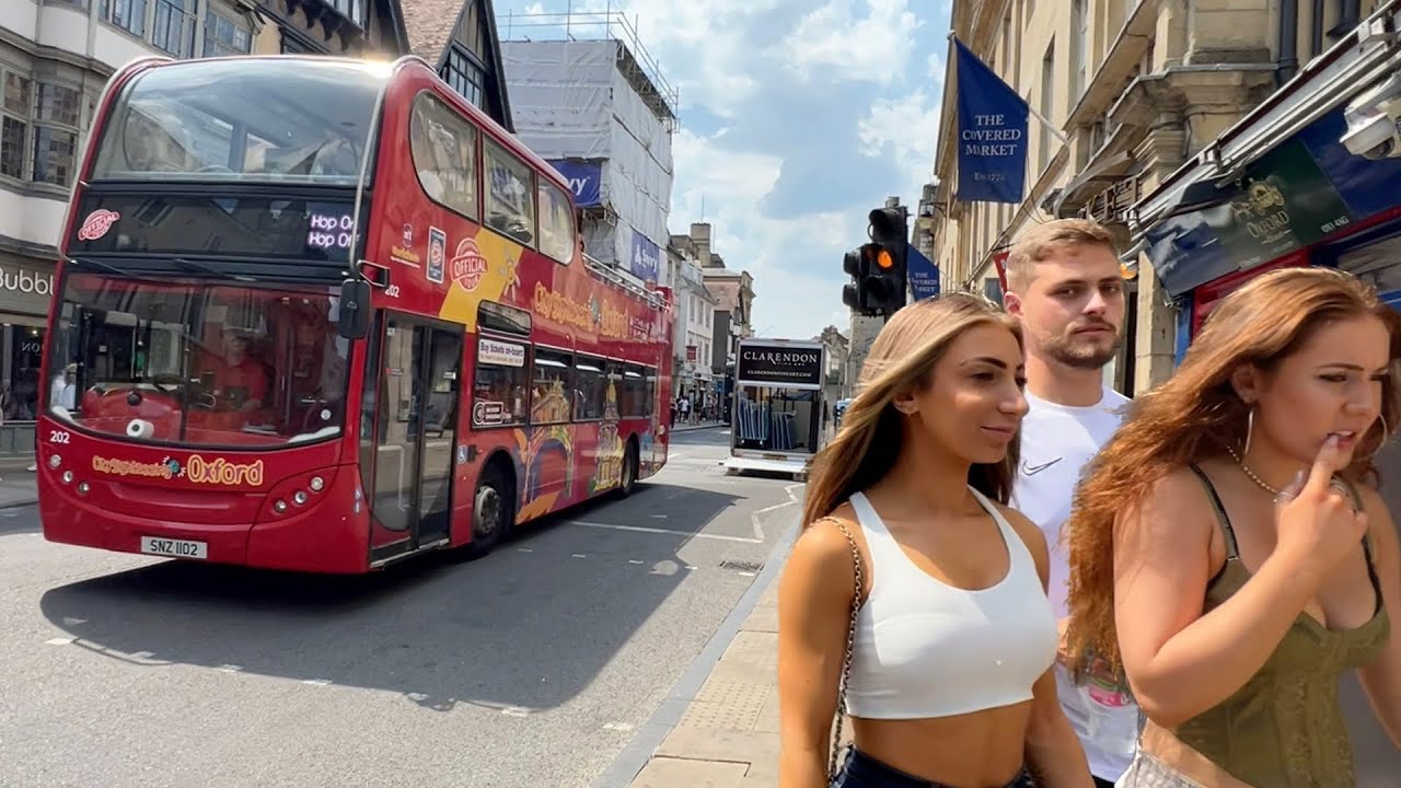 Oxford Summer Walk 🌤 Exploring Central Oxford Streets 🇬🇧 OXFORD ENGLAND