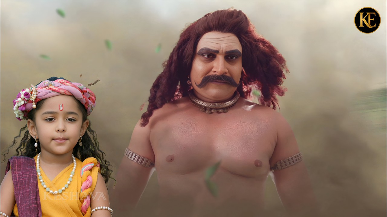 जब राक्षस पहुँचा वृंदावन कान्हा को मारने || YMKN || Shree Krishan leela | यशोमती मईया के नंदलाला