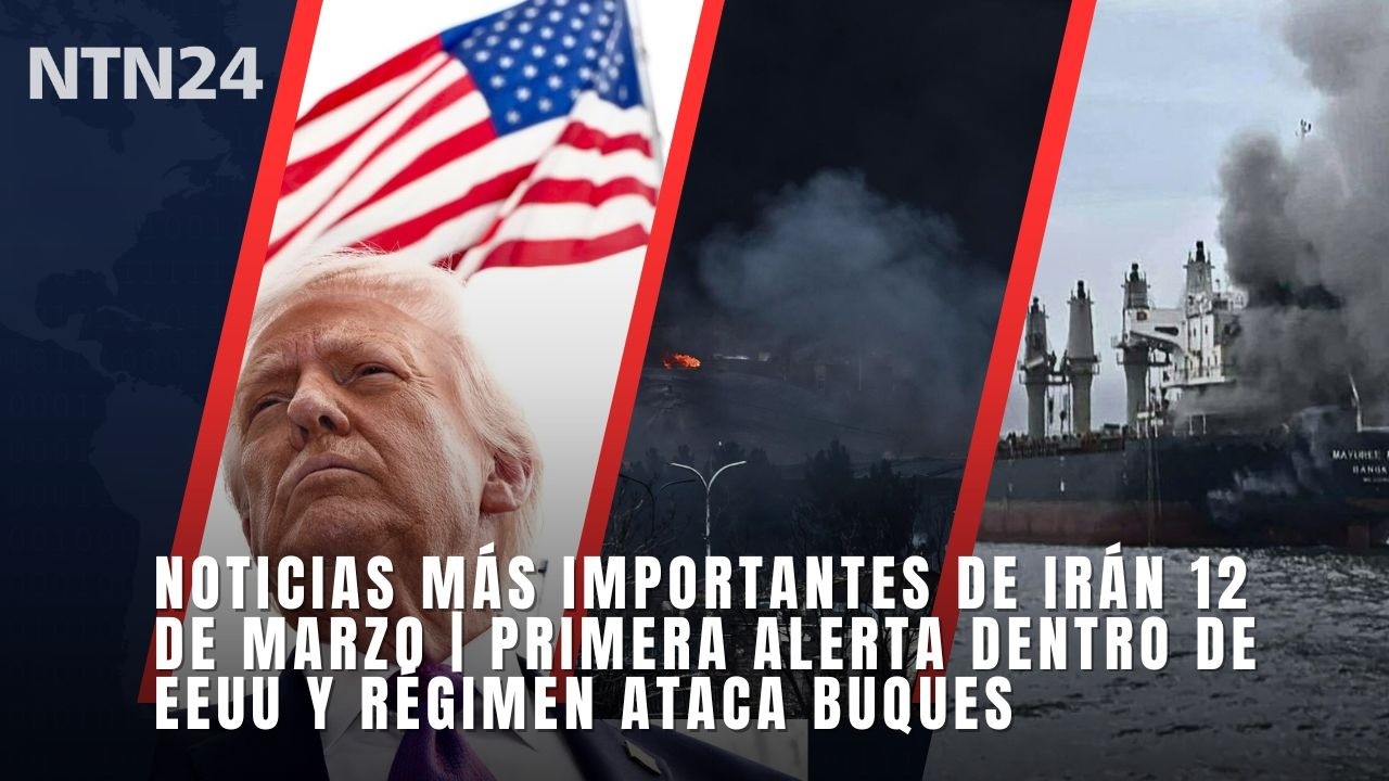 Noticias más importantes de Irán 12 de marzo | primera alerta dentro de EEUU y régimen ataca buques