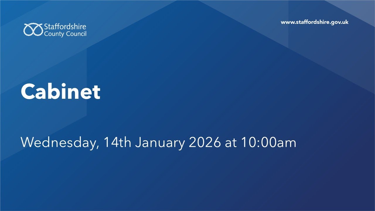 Cabinet. Wednesday, 14th January 2026 at 10:00am