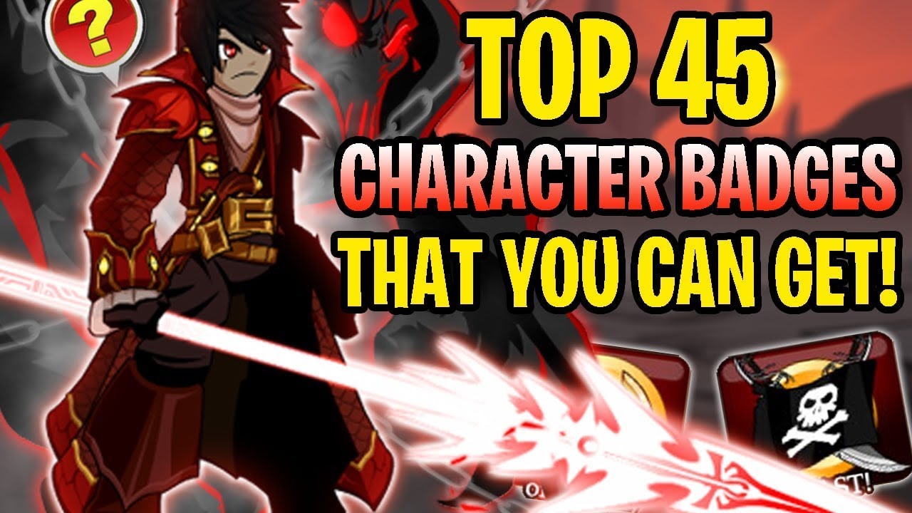 AQW - TOP 45 Character Page Badges & HOW To Get Them! (FREE PLAYER, Member-ONLY, & Seasonal Badges)