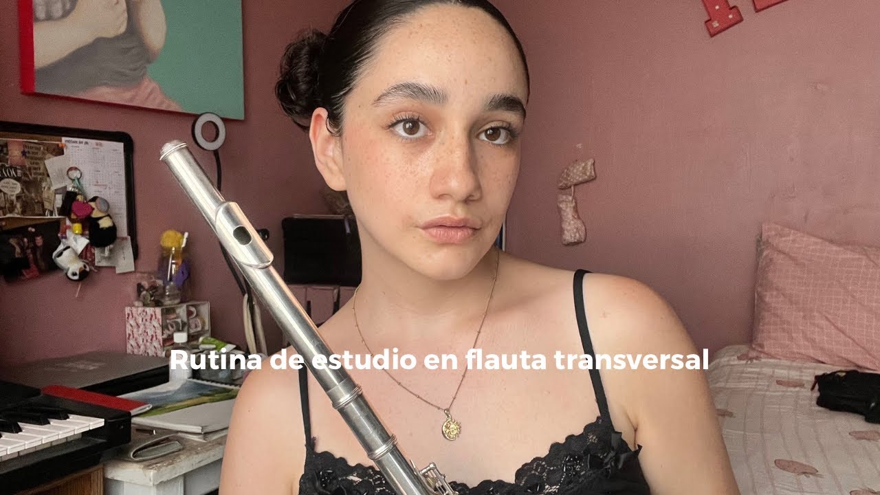 Mi rutina de estudio para flauta transversal 🌸🩷🦋💋
