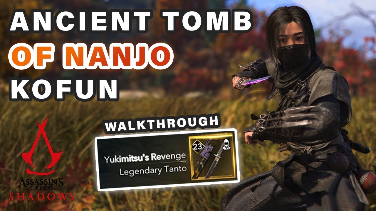 Ancient Tomb of Nanjo Kofun Walkthrough | Legendary Tanto ► Assassin's Creed Shadows