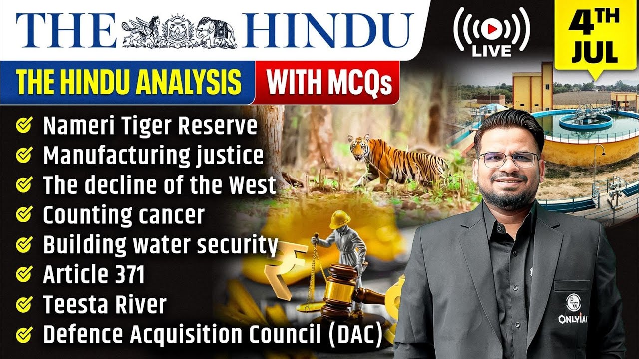 The Hindu Analysis | 4th July 2026 | The Hindu Newspaper  - Practice Questions | Prashant Sir
