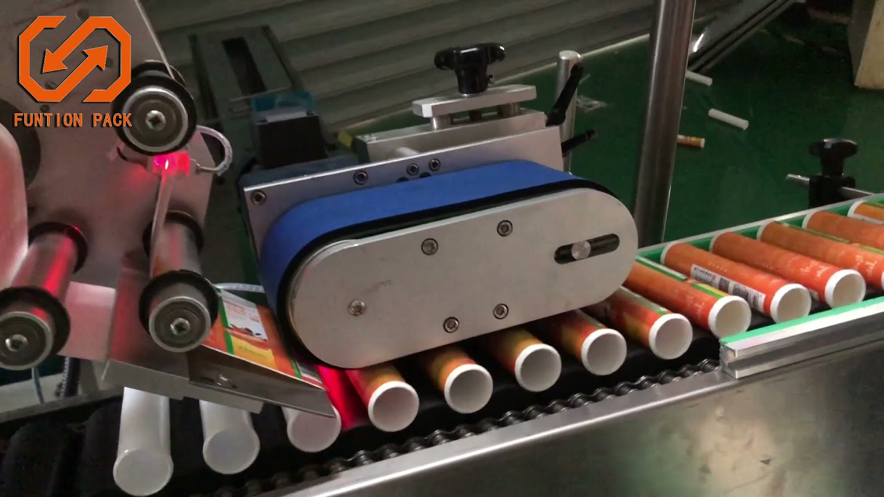 Effervescent tablets tube labeling machine
