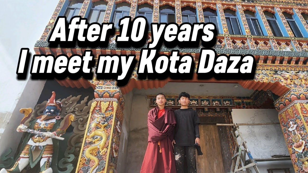 I Meet My Kota Daza After 10 Years #halfdimple #bhutanesevlogger 